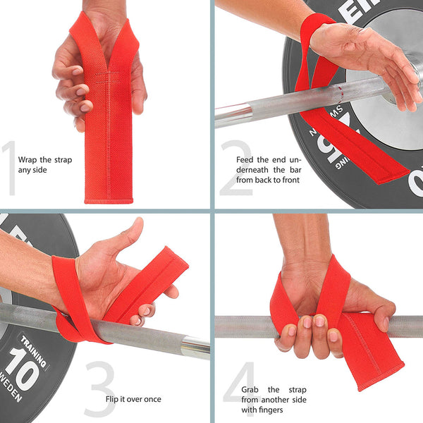 Correas de muñeca para levantamiento de pesas V1 "BASIC"