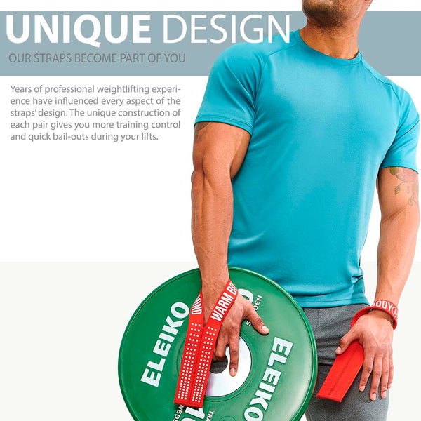 Weight Lifting Wrist Straps V1 Unique Design