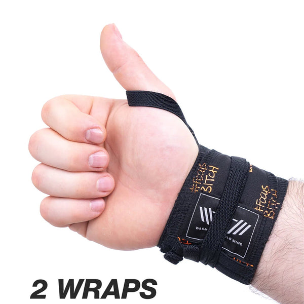 Cotton Weightlifting Wrist Wraps