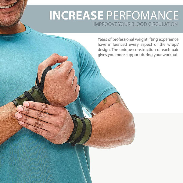 Cotton Weightlifting Wrist Wraps
