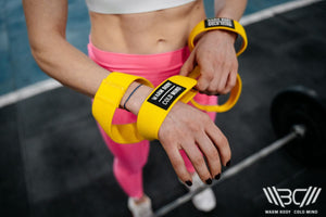 The Girl Put on the Figure-8 Straps