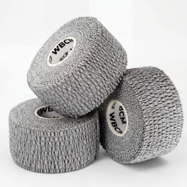 Grey 1,5" Narrow Weightlifting thumb Tape - Warm Body Cold Mind
