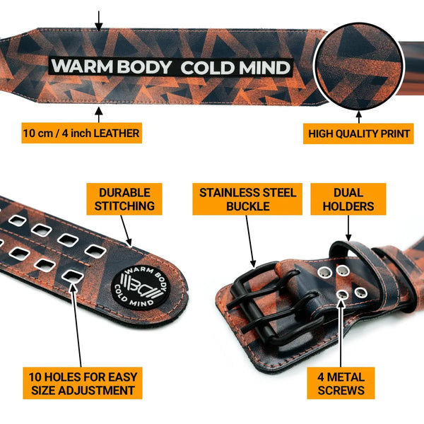 Leather Weightlifting Belt