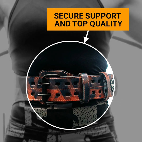 Leather Weightlifting Belt