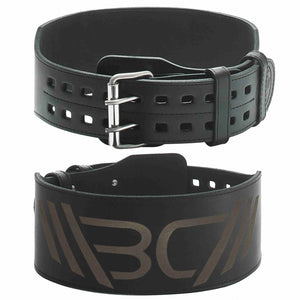 Leather Weightlifting Belt Black
