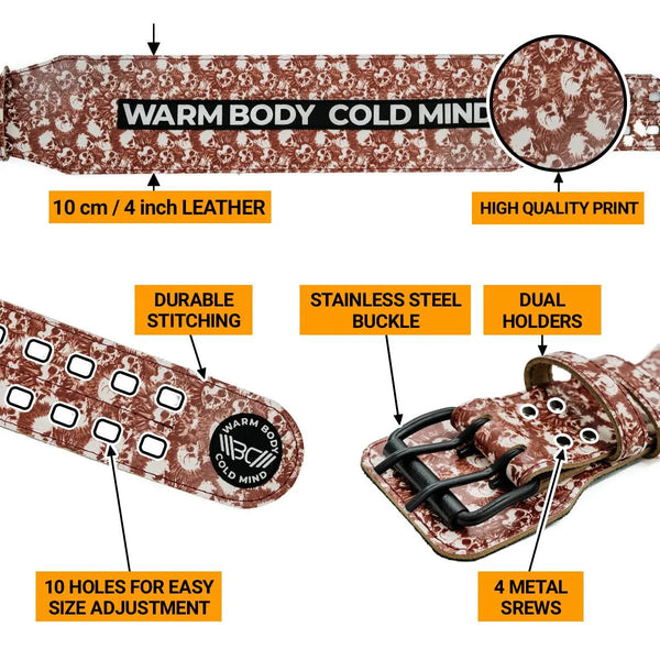 Leather Weightlifting Belt