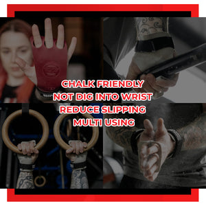 Leather Hand Grips Chalk Friendly