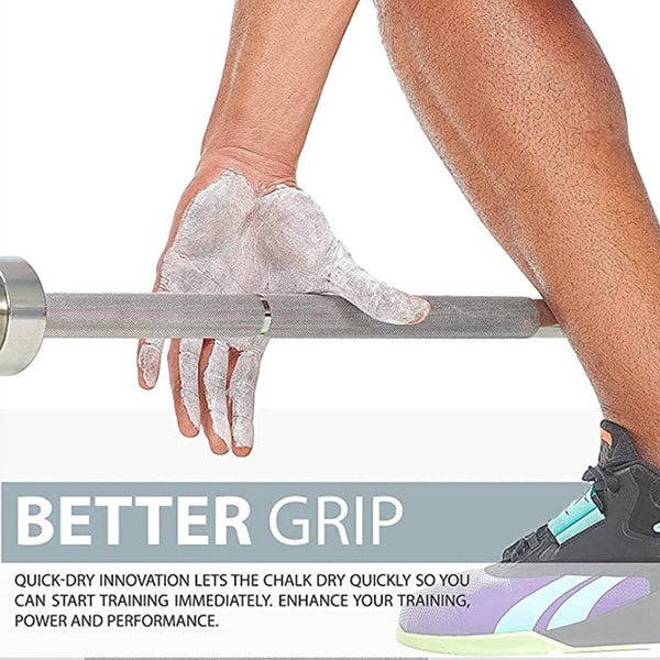 Better grip with fast-drying Liquid Chalk with Citrus Scent - Warm Body Cold Mind