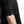 Cotton black T-Shirt Lift Off on lifter (WBCM logo on the sleeve close-up view) - Warm Body Cold Mind