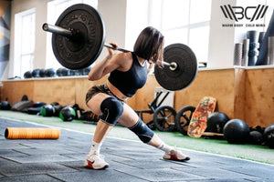 Side Lunges With Knee Sleeves