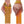 Weight Lifting Wrist Straps V1 Black/Orange