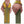 Weight Lifting Wrist Straps V1 Khaki/Orange