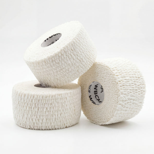 White 1,5" Narrow Weightlifting thumb Tape - Warm Body Cold Mind