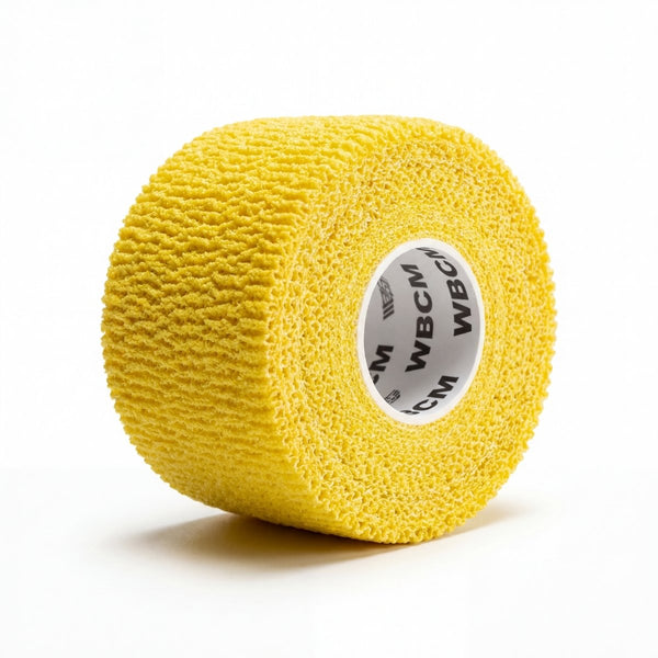 Yellow 1,5" Narrow Weightlifting thumb Tape - Warm Body Cold Mind