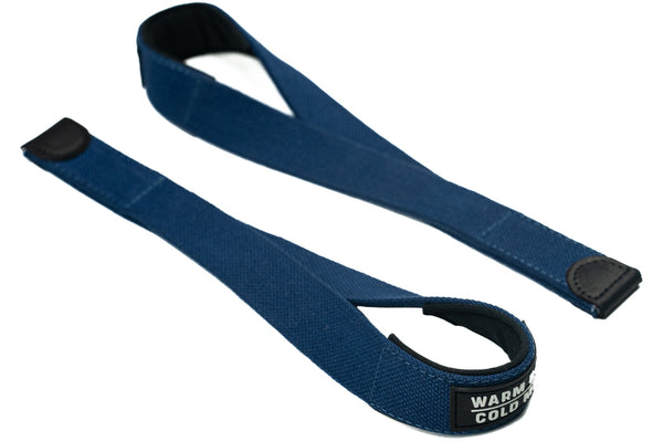 Straps V2 Pro Blue with a brand logo on a white background - Warm Body Cold Mind