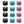 1,5″ Color Mix (Black, Blue, Pink) Narrow Weightlifting thumb Tapes with Flash design (12 Rolls) - Warm Body Cold Mind