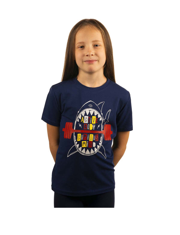Warm Body Cold Mind Kid's T-Shirt "Shark"